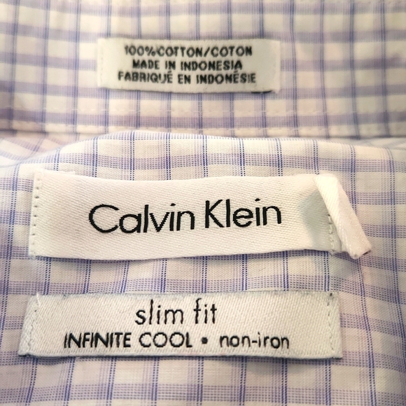Calvin Klein Slim Fit Button Up - Picture 2 of 3